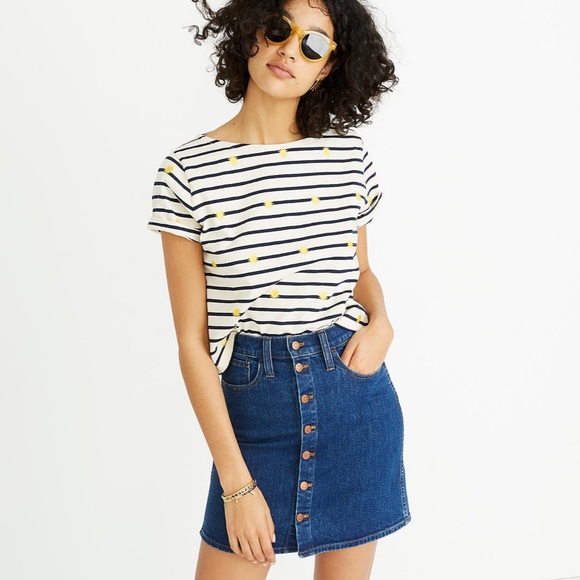 Madewell Dresses & Skirts - Madewell Button Front Skirt